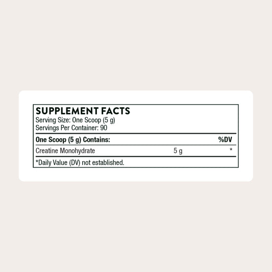 THORNE Creatine - Micronized Creatine Monohydrate Powder
