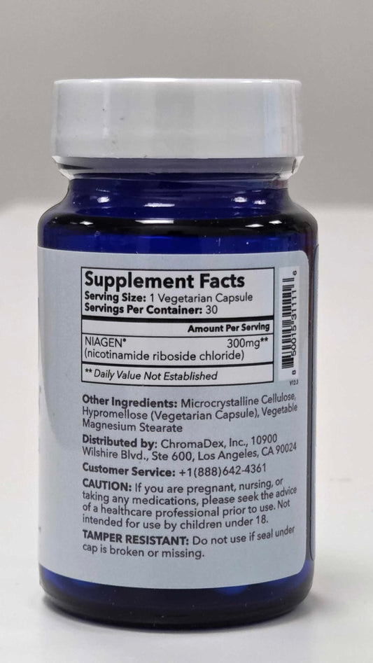 TRU NIAGEN Patented NAD+ Supplement, 300mg Niagen