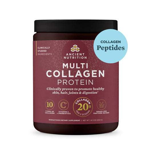 Collagen Peptides Powder, Multi Collagen Protein, Women & Men, Vitamin C, Probiotics.