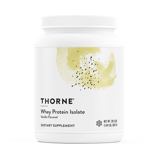 THORNE - Whey Protein Isolate - Balanced Amino Acids Profile with BCAAs - 21 Grams of Easy to Digest Whey Protein Powder -  Gluten & Soy-Free