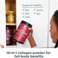 Collagen Peptides Powder, Multi Collagen Protein, Women & Men, Vitamin C, Probiotics.