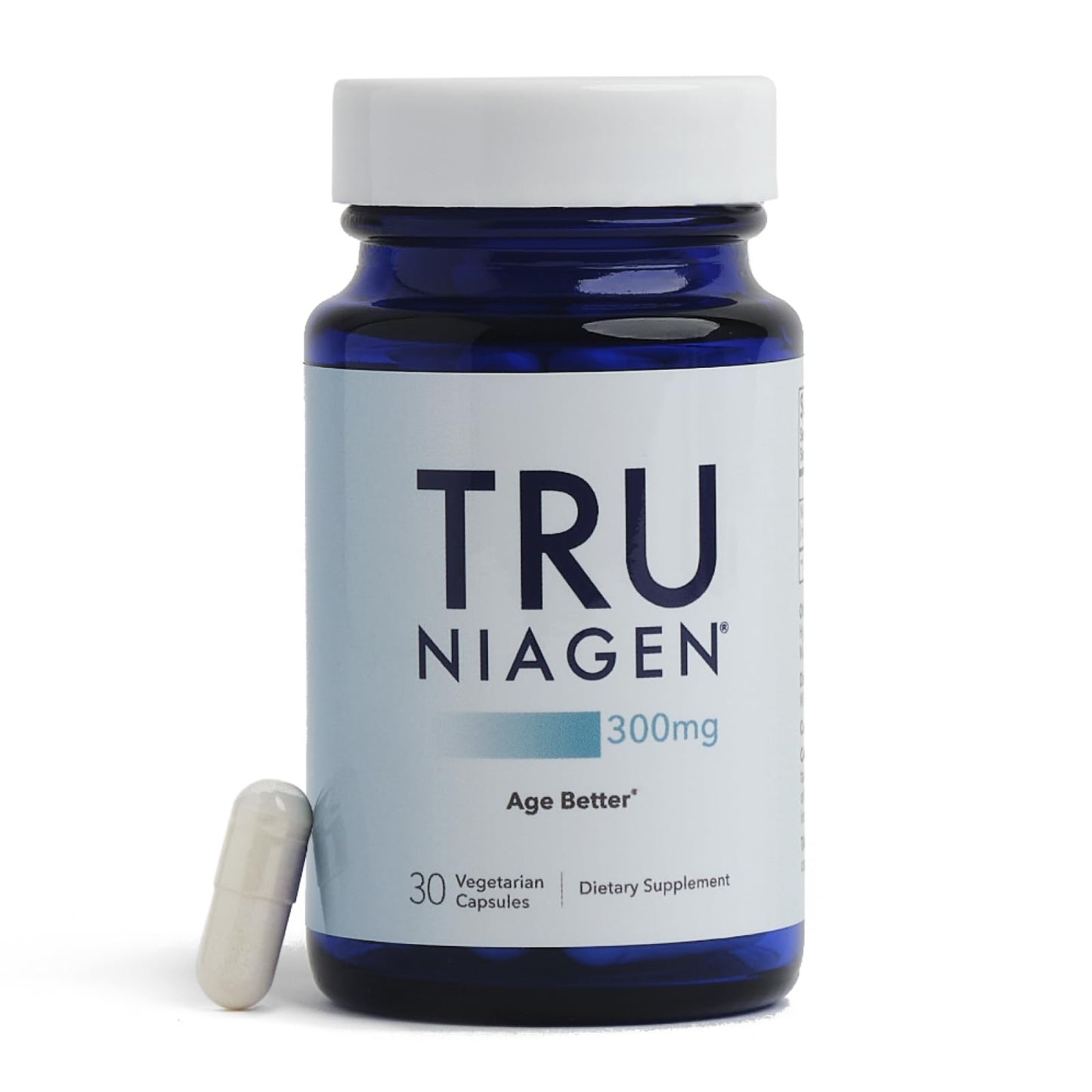 TRU NIAGEN Patented NAD+ Supplement, 300mg Niagen