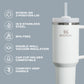 STANLEY Quencher H2.0 Tumbler with Handle and Straw 40 oz | Insulated Stainless Steel Cup