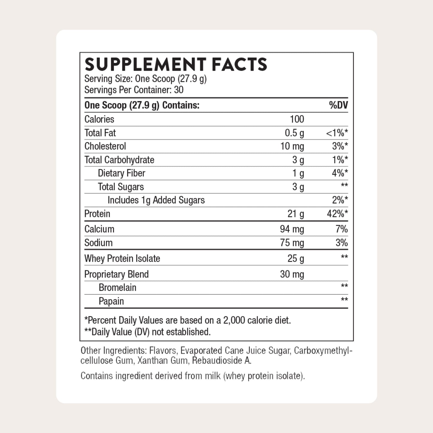 THORNE - Whey Protein Isolate - Balanced Amino Acids Profile with BCAAs - 21 Grams of Easy to Digest Whey Protein Powder -  Gluten & Soy-Free
