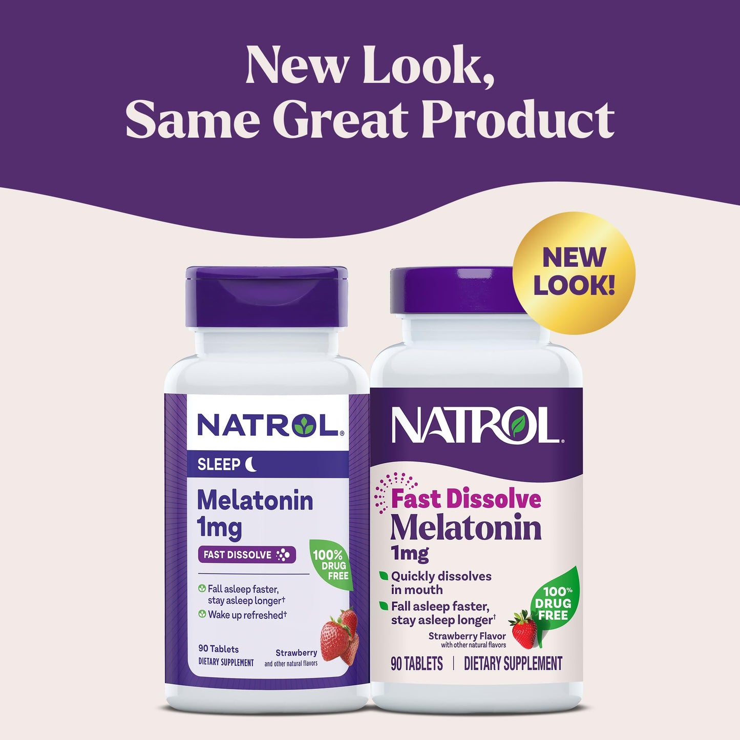 Natrol Fast Dissolve Melatonin 1 mg