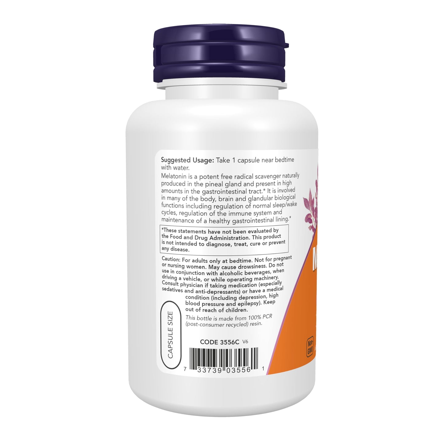 NOW Foods Supplements, Melatonin 5 mg