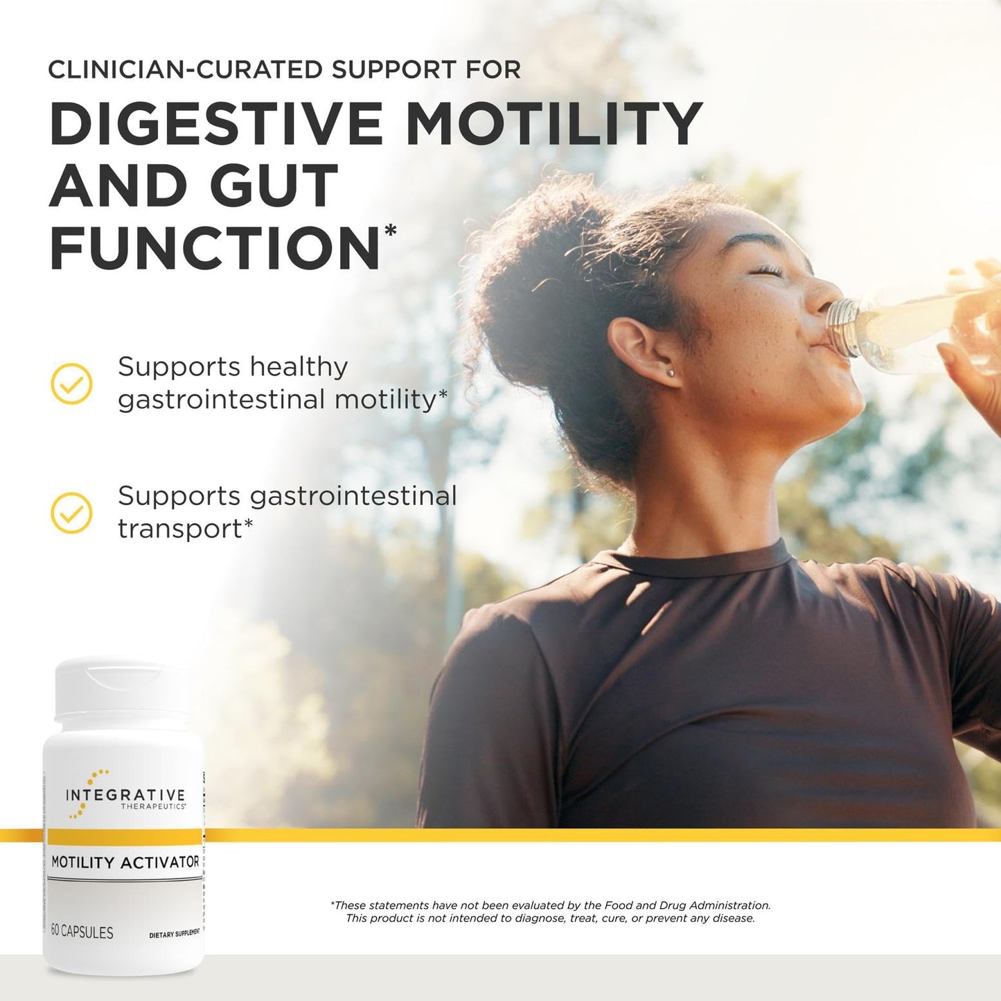 Integrative Therapeutics Motility Activator - GI Motility & Gut Health Support Supplement
