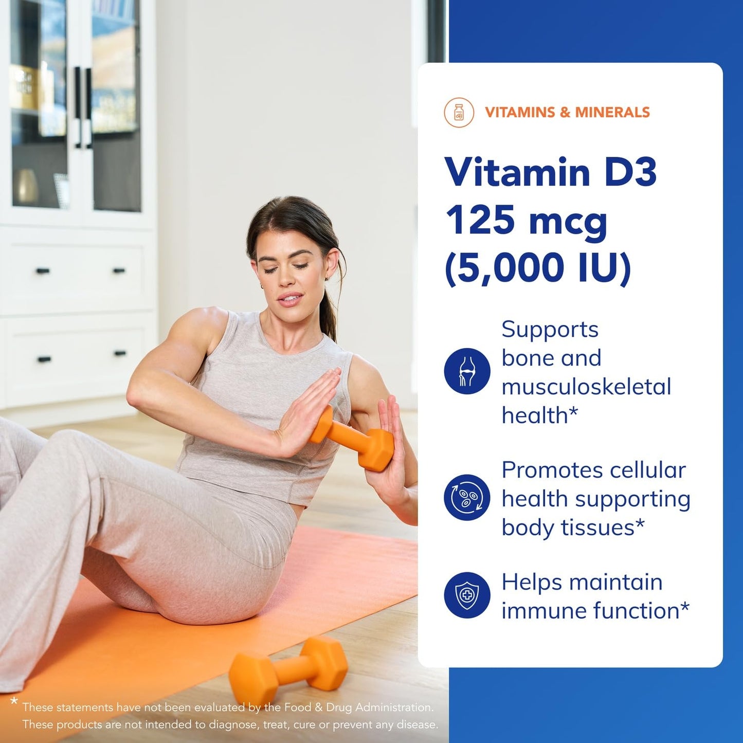 Pure Encapsulations Vitamin D3 125 mcg (5,000 IU) - with Vitamin D