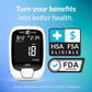 Keto-Mojo GK+ Glucose & Ketone Testing Kit with 140 Test Strips