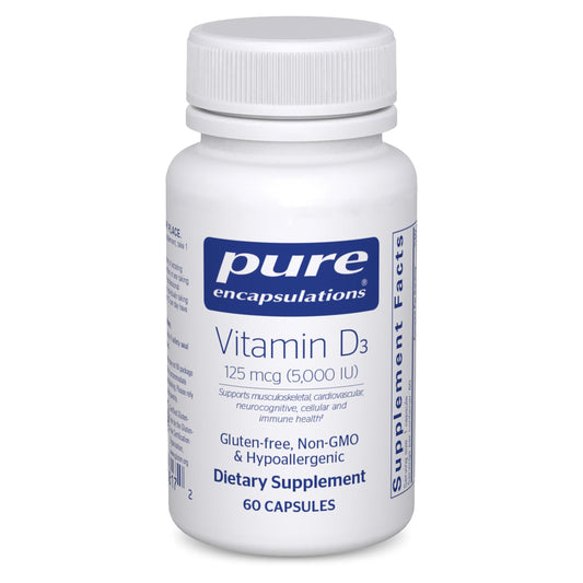 Pure Encapsulations Vitamin D3 125 mcg (5,000 IU) - with Vitamin D