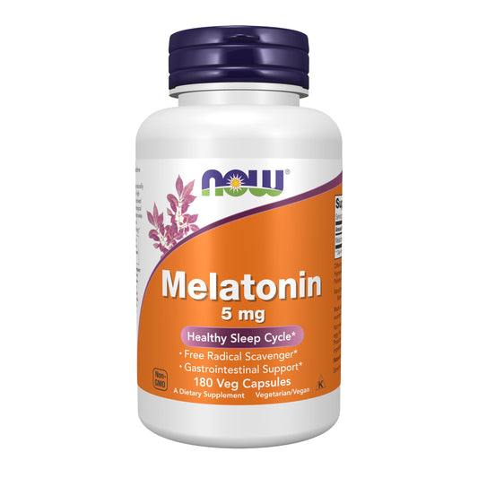 NOW Foods Supplements, Melatonin 5 mg