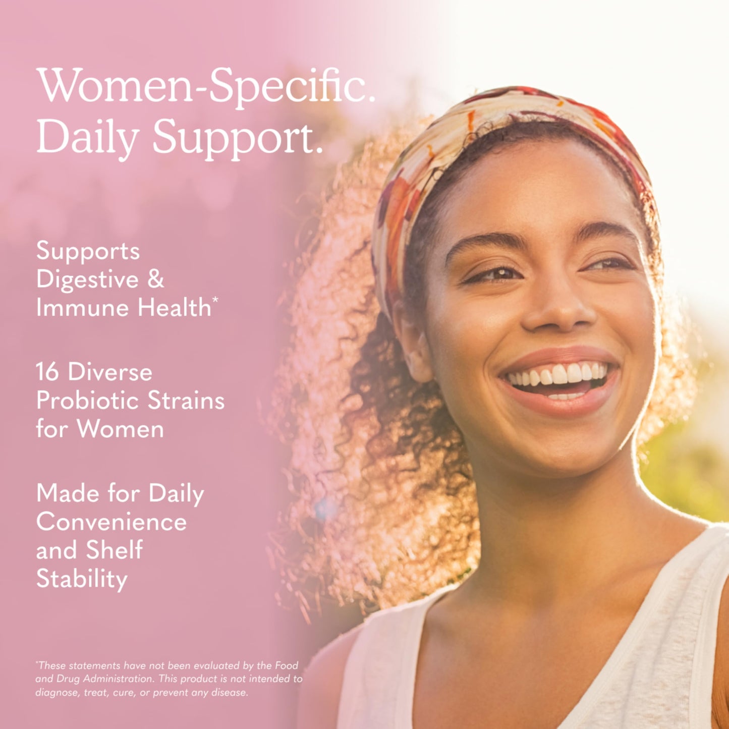 Garden of Life Once Daily Dr. Formulated Probiotics for Women 50 Billion CFU 16 Probiotic Strains with Organic Prebiotics for Digestive, Vaginal & Immune Health, Dairy Free